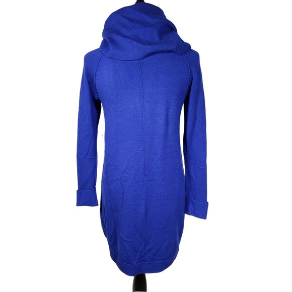 Vince Camuto Women's size X-Small Cobalt Blue Knit Stretch Knee Length Dress NWT - Picture 6 of 9